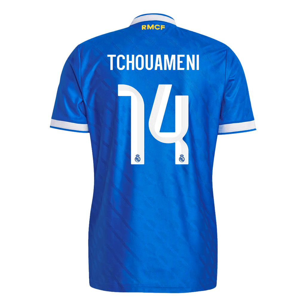 TCHOUAMENI #14 Real Madrid Third Maillot 2025/26 Bleu Joueur