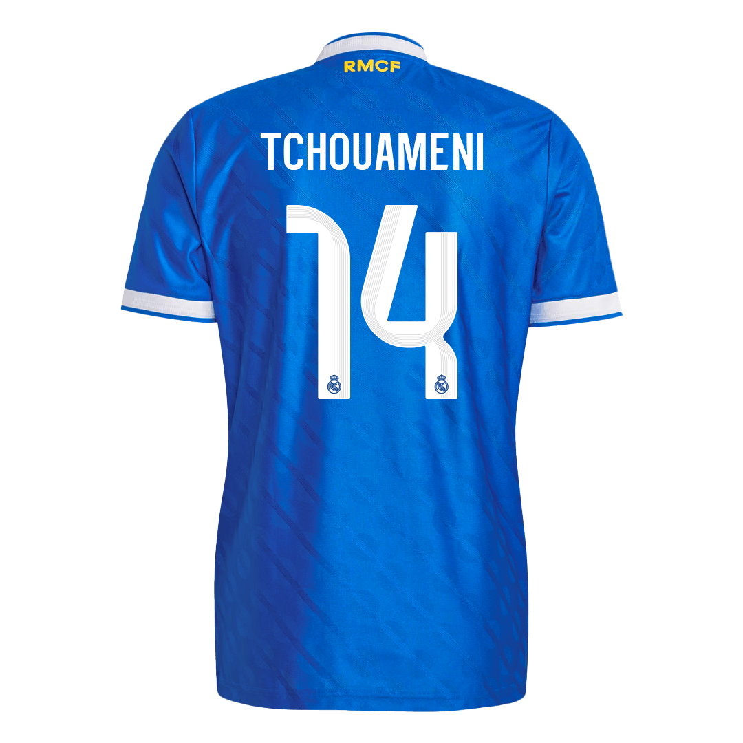 TCHOUAMENI #14 Real Madrid Third Maillot 2025/26 Bleu Joueur