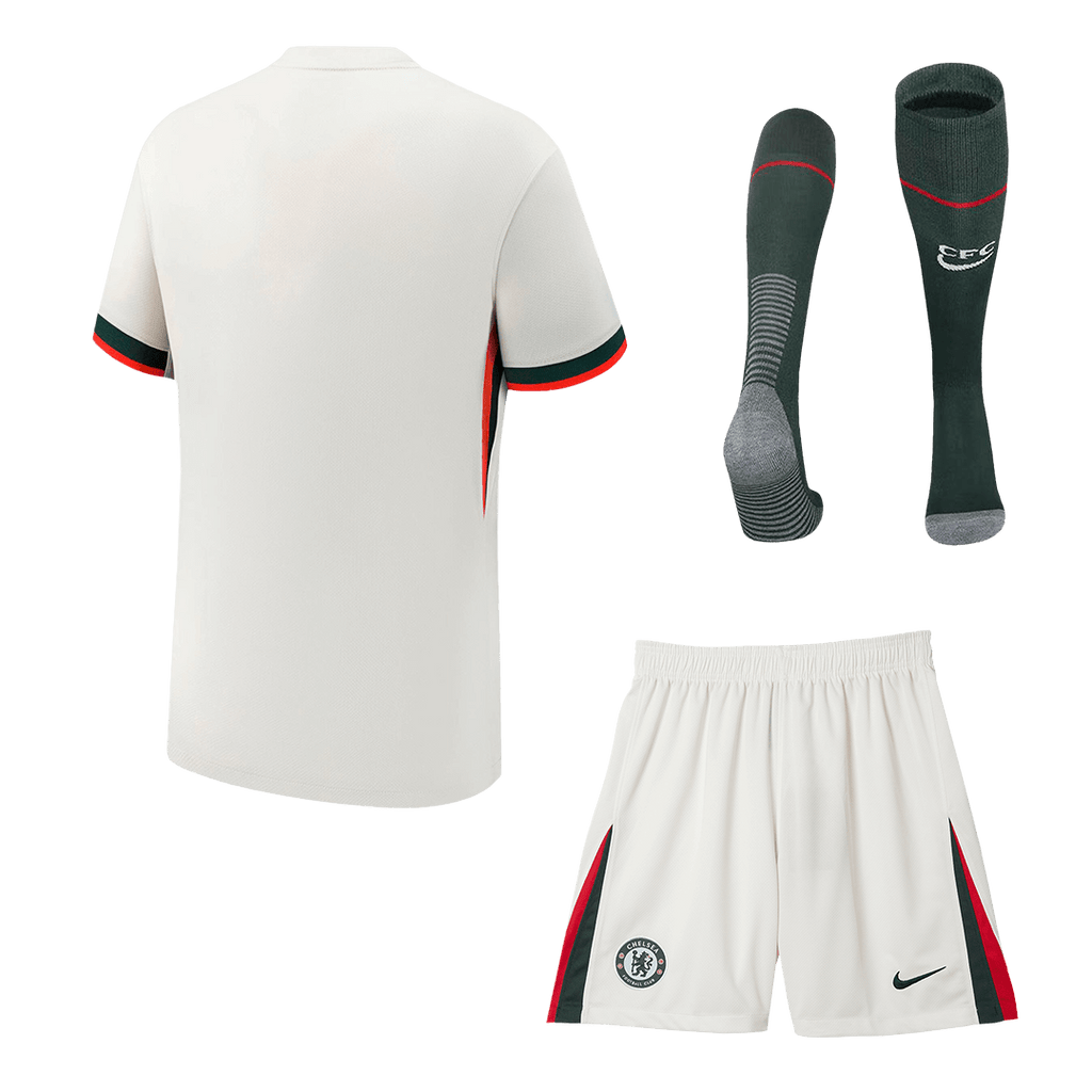 Chelsea Extérieur Maillot Kit 2025/26 Blanc