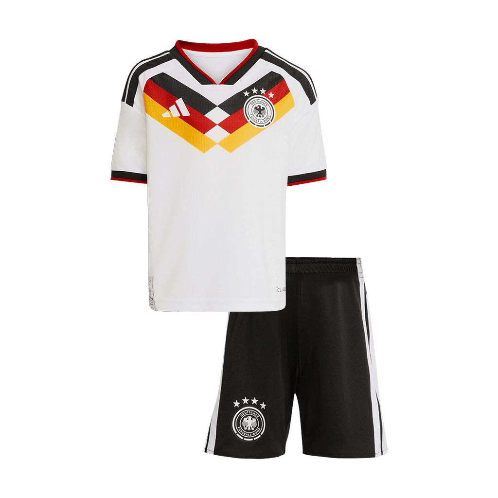 Allemagne Domicile Maillot Kit Coupe du Monde 2026 Enfant Blanc
