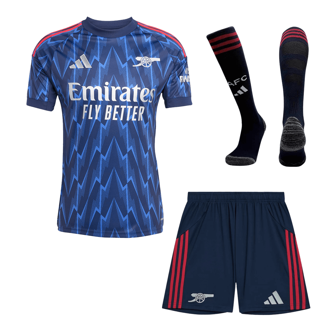 Arsenal Extérieur Maillot Kit 2025/26 Bleu
