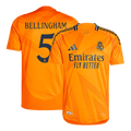 BELLINGHAM #5 Real Madrid Extérieur Maillot 2024/25 Authentique