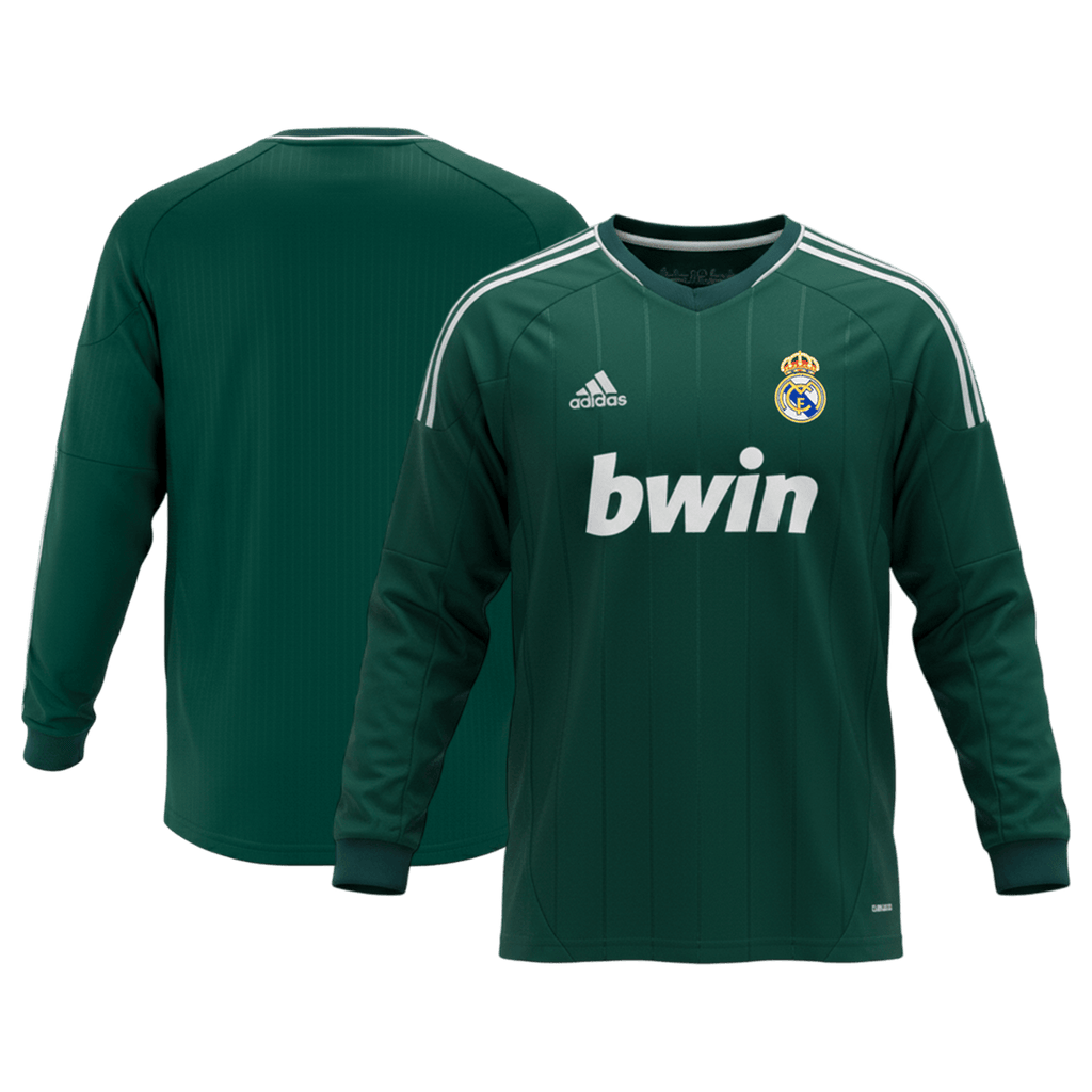 Retro Real Madrid Third Maillot Manches Longues 2012/13 Vert