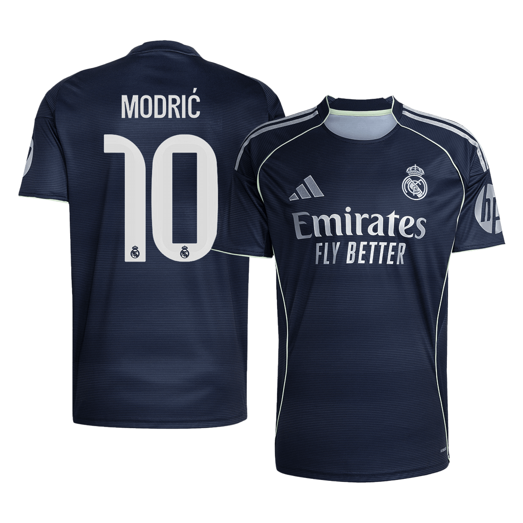 MODRIĆ #10 Real Madrid Extérieur Maillot 2025/26 Grande Taille