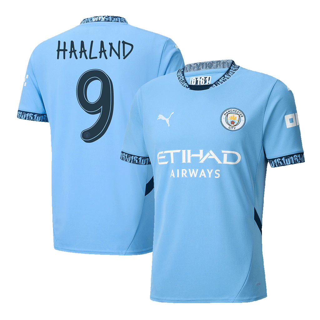 HAALAND #9 Manchester City Domicile Maillot 2024/25 UCL - Super