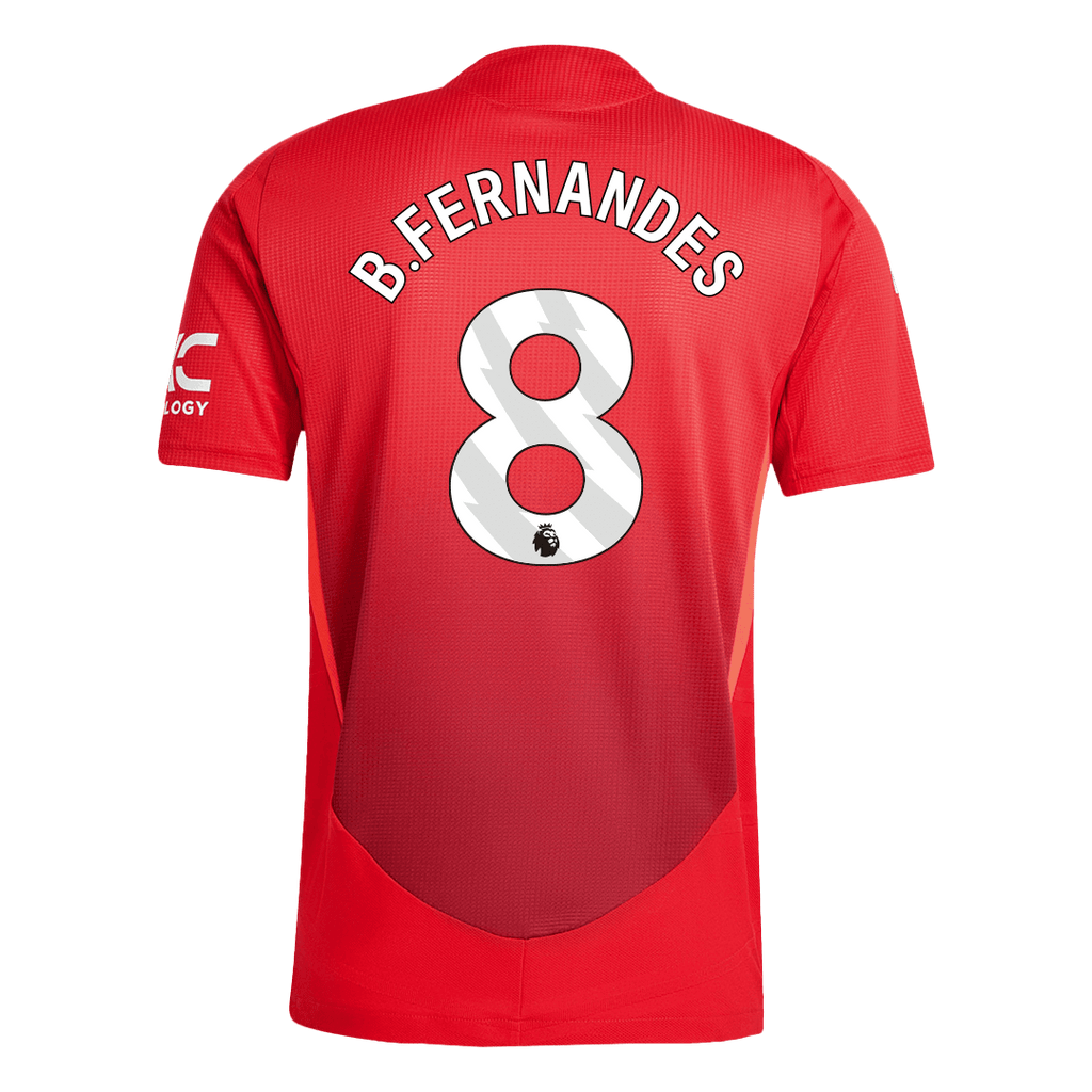 B.FERNANDES #8 Manchester United Home Shirt 2024/25 Authentic