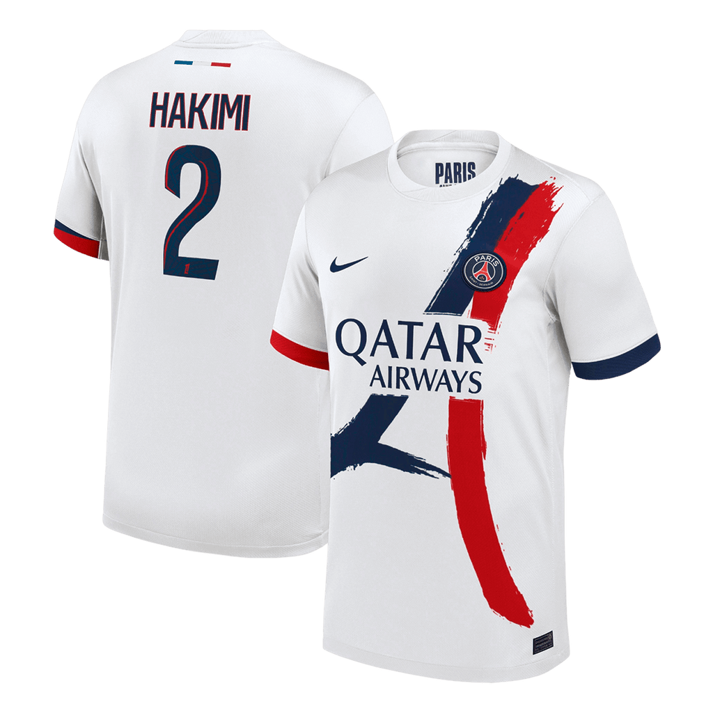 HAKIMI #2 Les Paris Extérieur Maillot 2025/26 Blanc