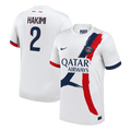 HAKIMI #2 Les Paris Extérieur Maillot 2025/26 Blanc