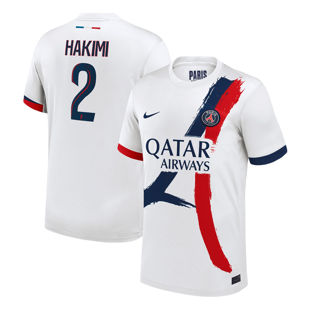 HAKIMI #2 Les Paris Extérieur Maillot 2025/26 Blanc