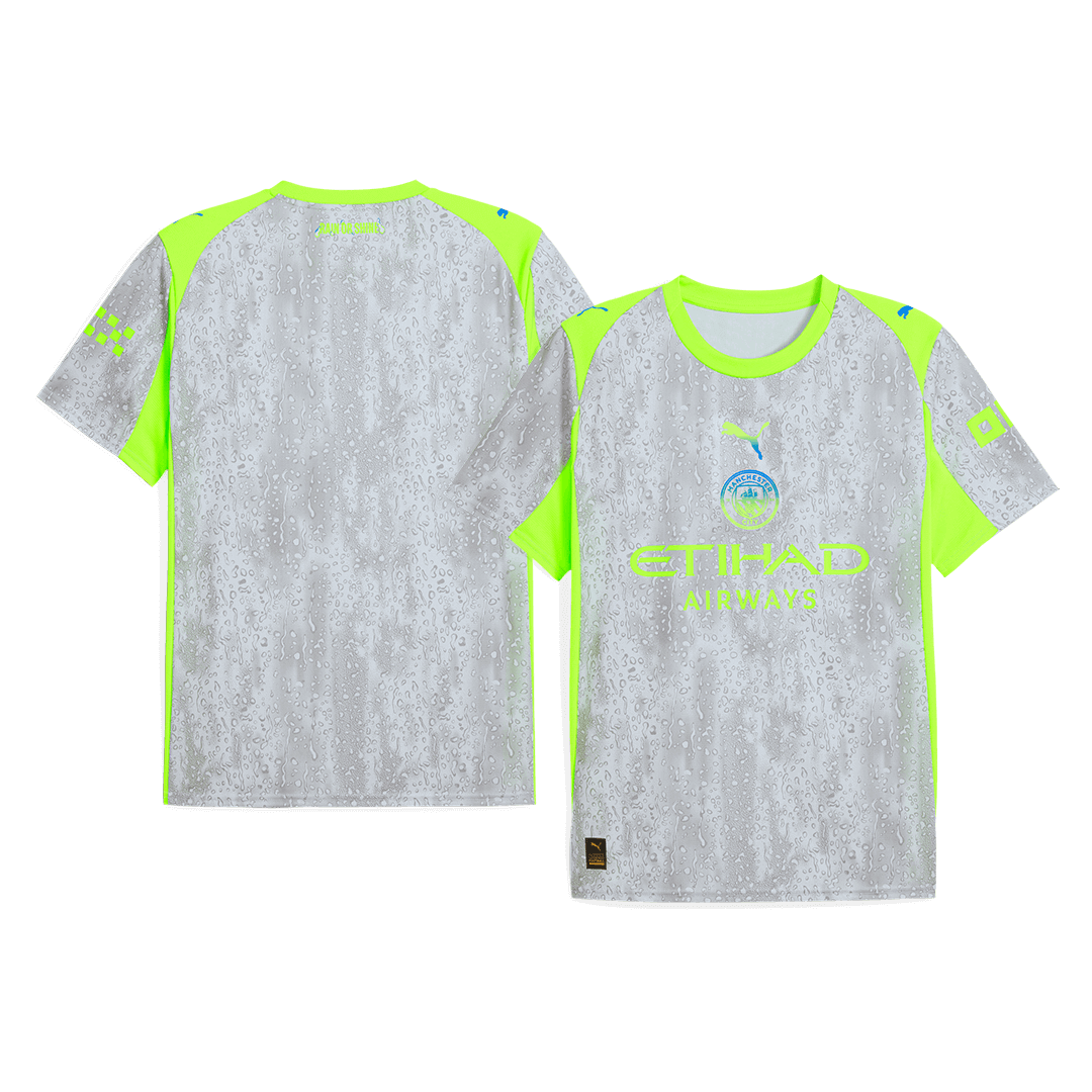 Manchester City Third Maillot 2025/26 Gris