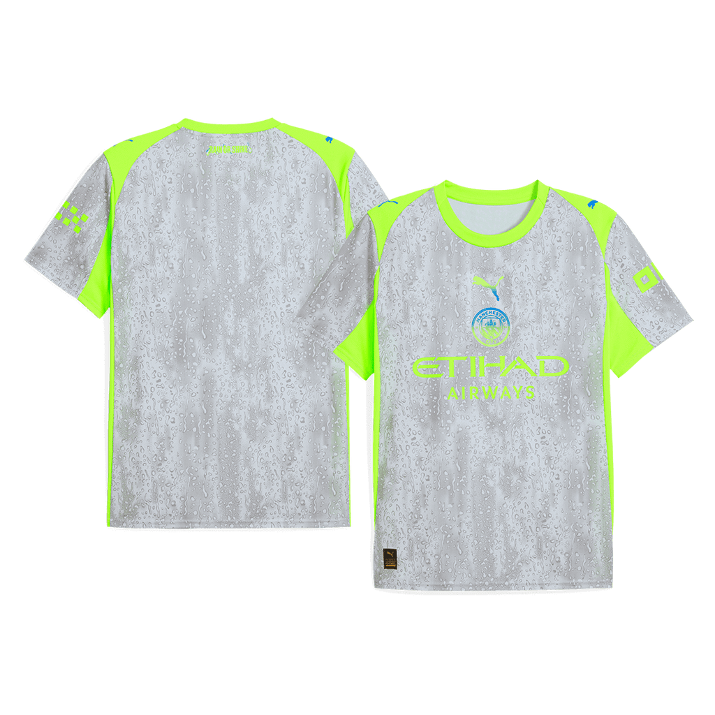 Manchester City Third Maillot Kit 2025/26 Gris