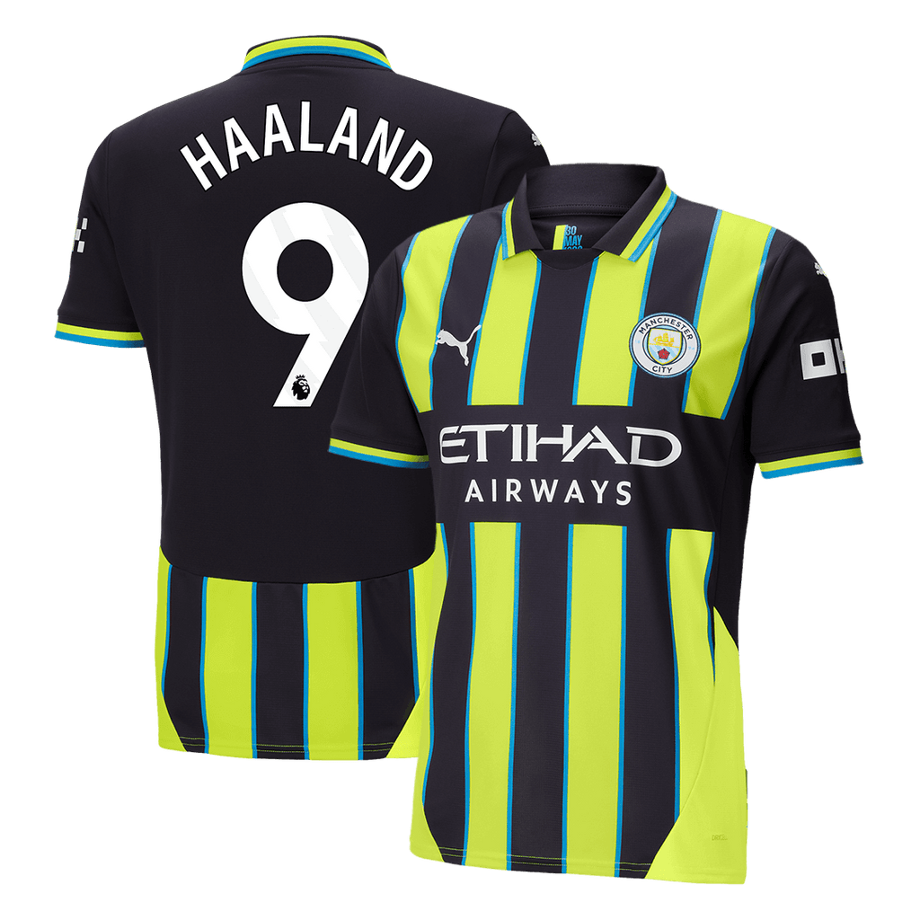 HAALAND #9 Manchester City Extérieur Maillot 2024/25