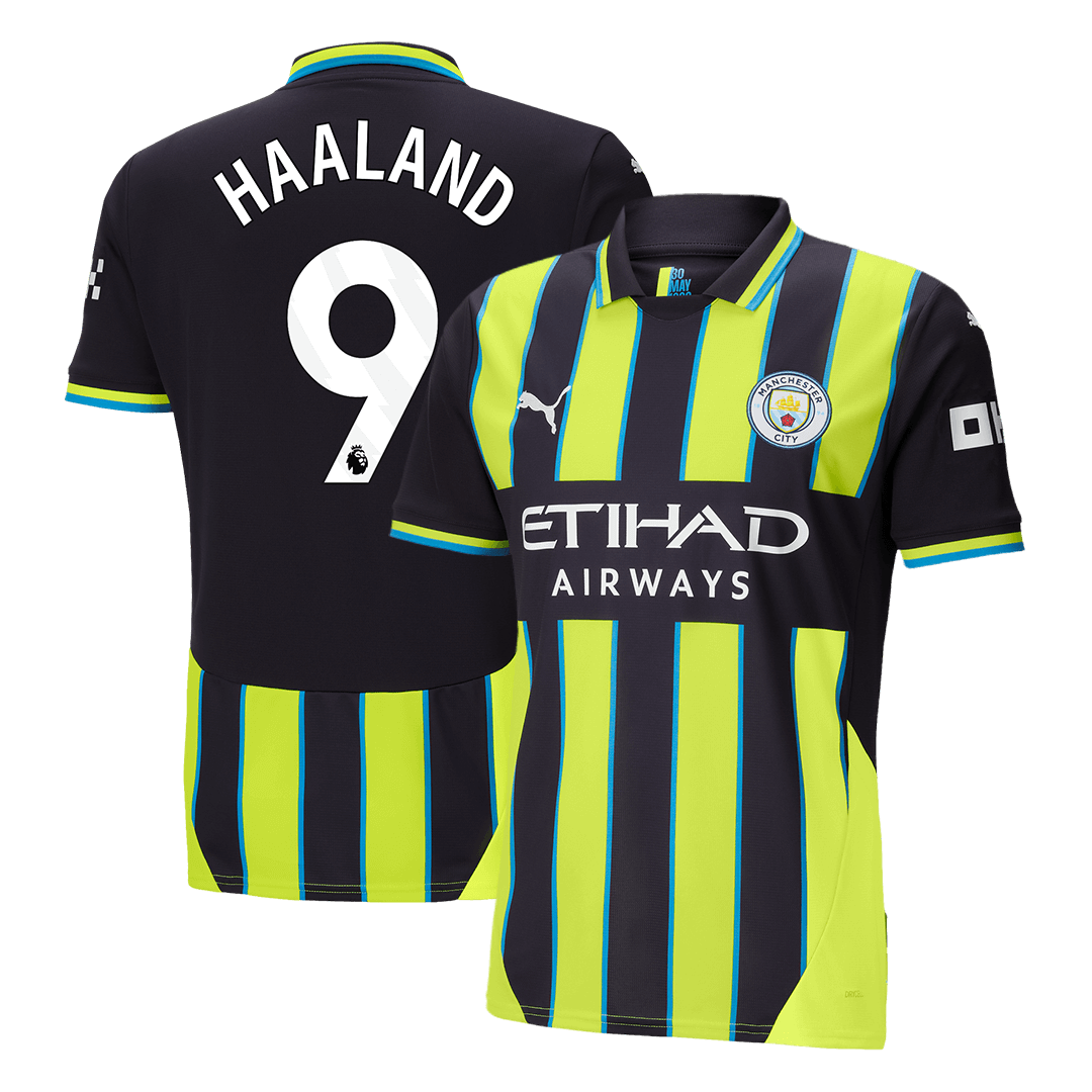 HAALAND #9 Manchester City Extérieur Maillot 2024/25