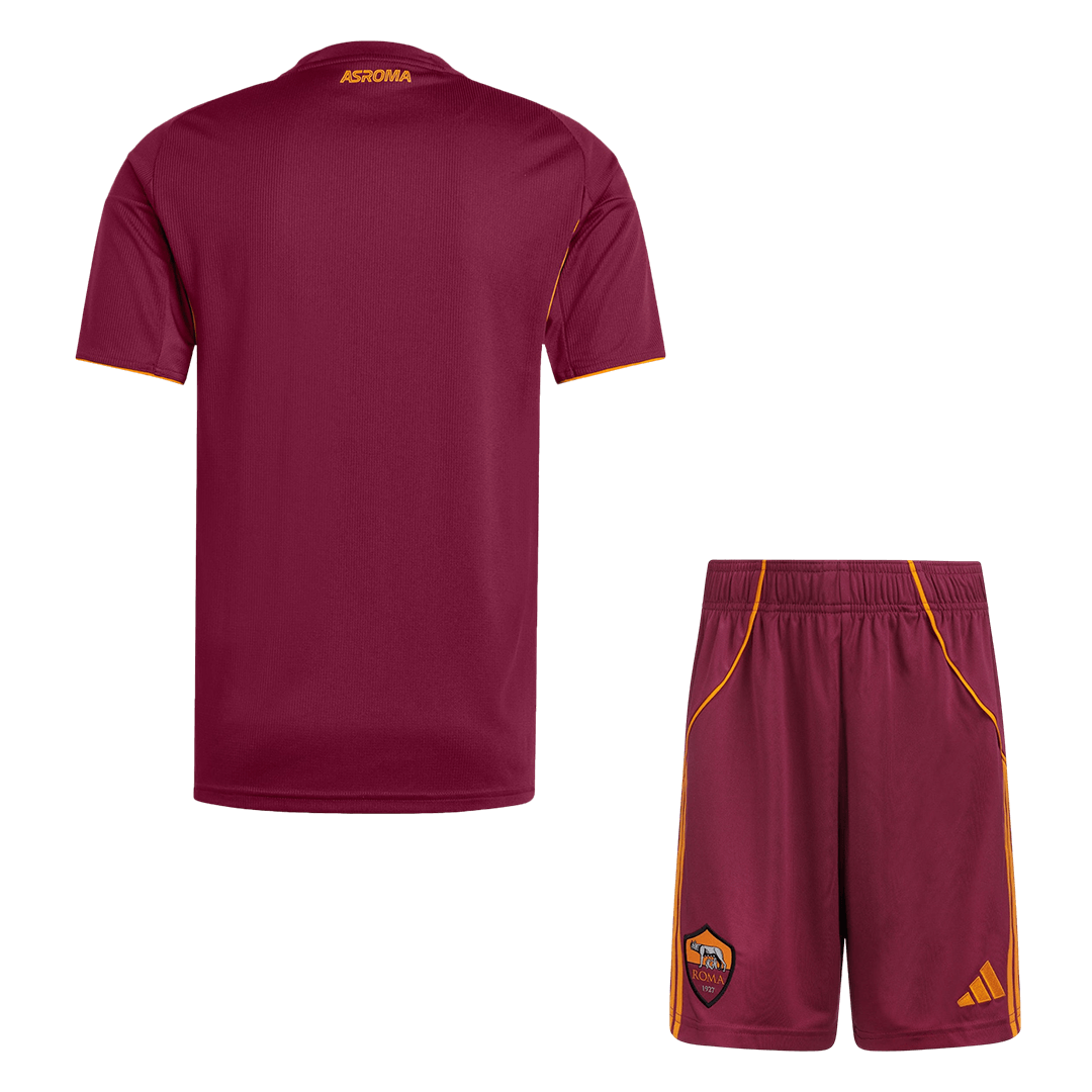Roma Domicile Maillot Kit Adulte 2025/26 Rouge