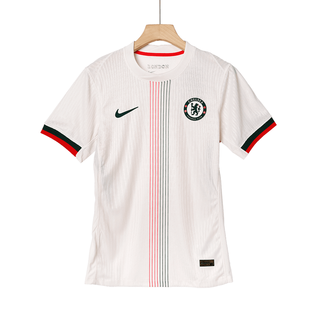 ESTÊVÃO #41 Chelsea Extérieur Maillot 2025/26 Blanc Authentique