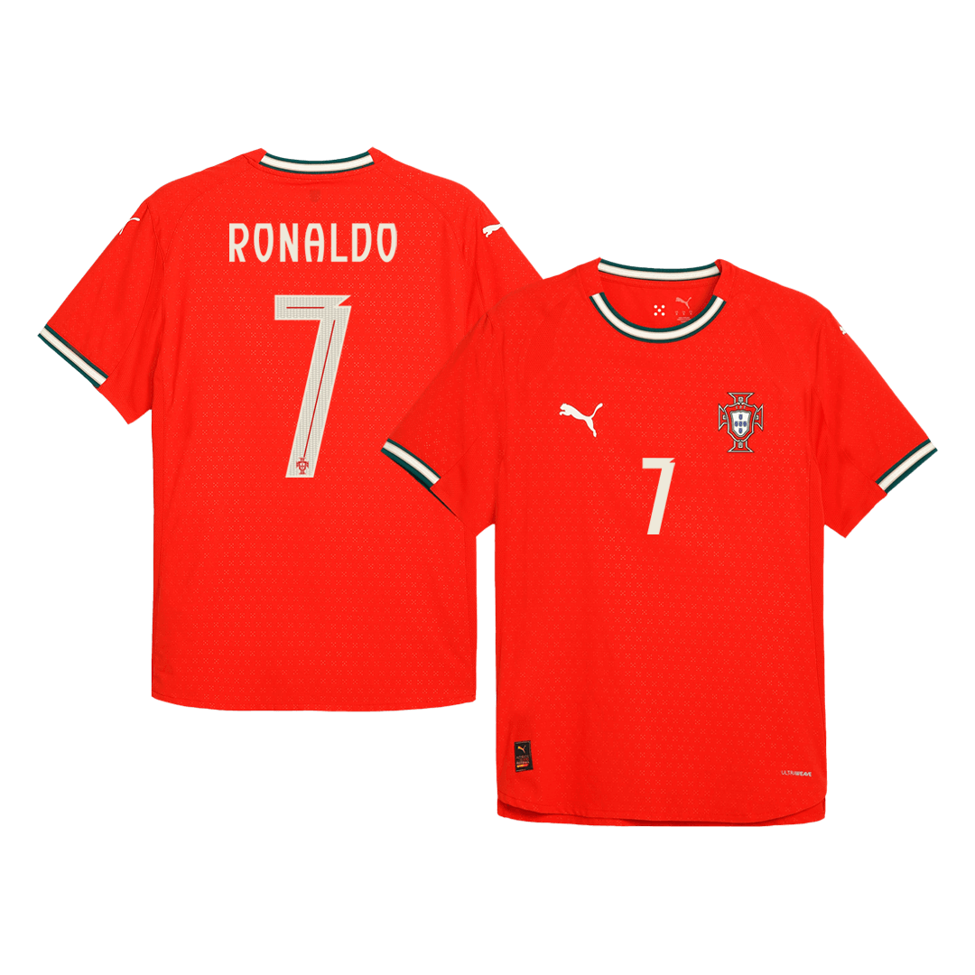 RONALDO #7 Portugal Domicile Maillot 2025 Authentique