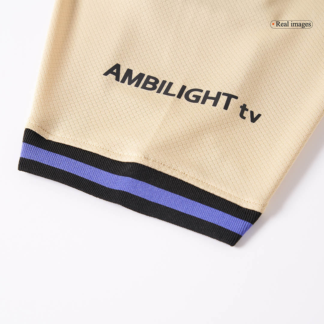 PEDRI #8 Barcelone Extérieur Maillot 2025/26 Jaune - UCL