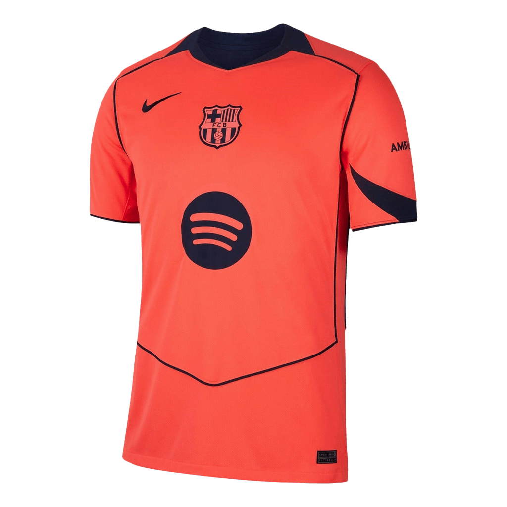 GAVI #6 Barcelone Third Maillot 2025/26 Orange - UCL