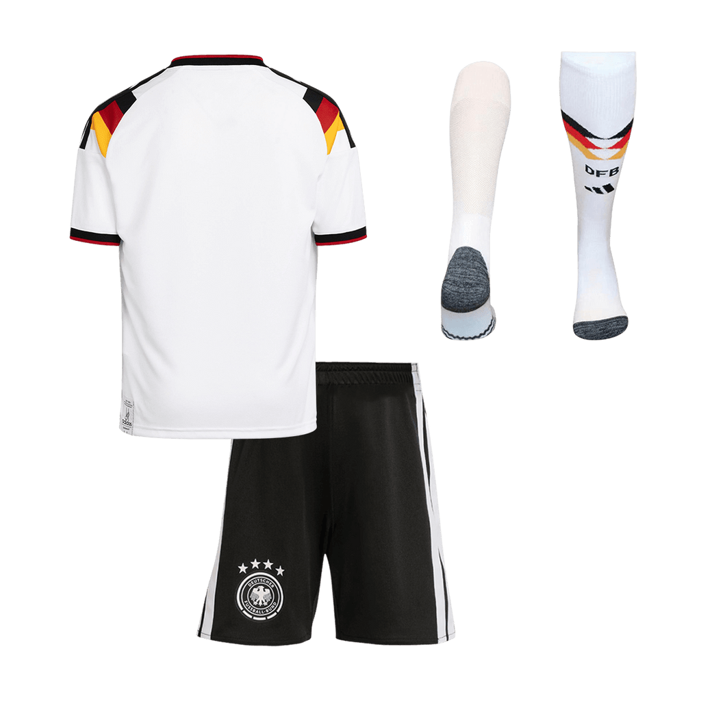 Allemagne Domicile Maillot Kit - Coupe du Monde 2026 Enfant Blanc