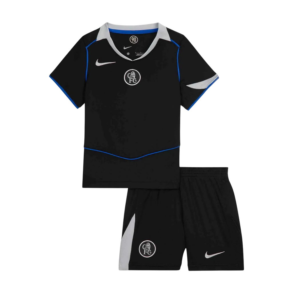 Chelsea Third Maillot Kit 2025/26 Enfant Noir