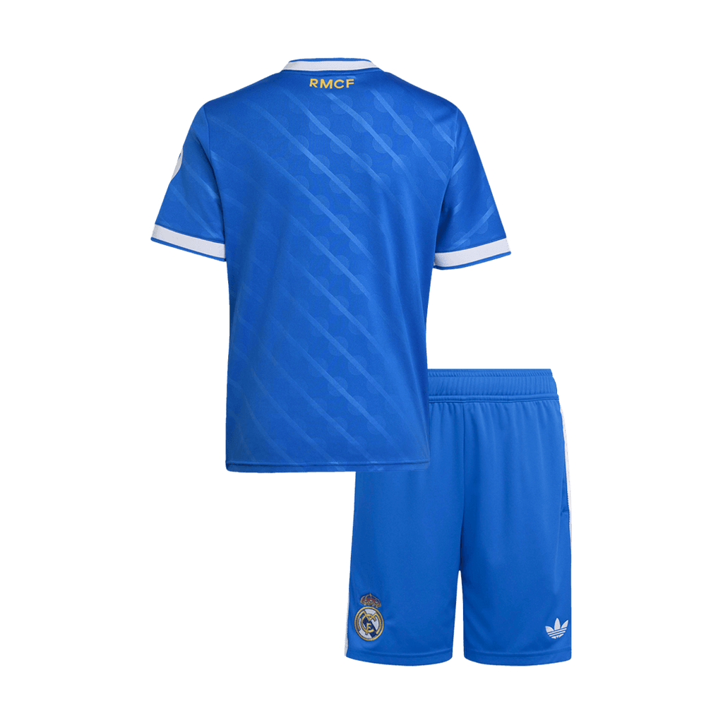 Real Madrid Third Maillot Kit 2025/26 Junior Bleu