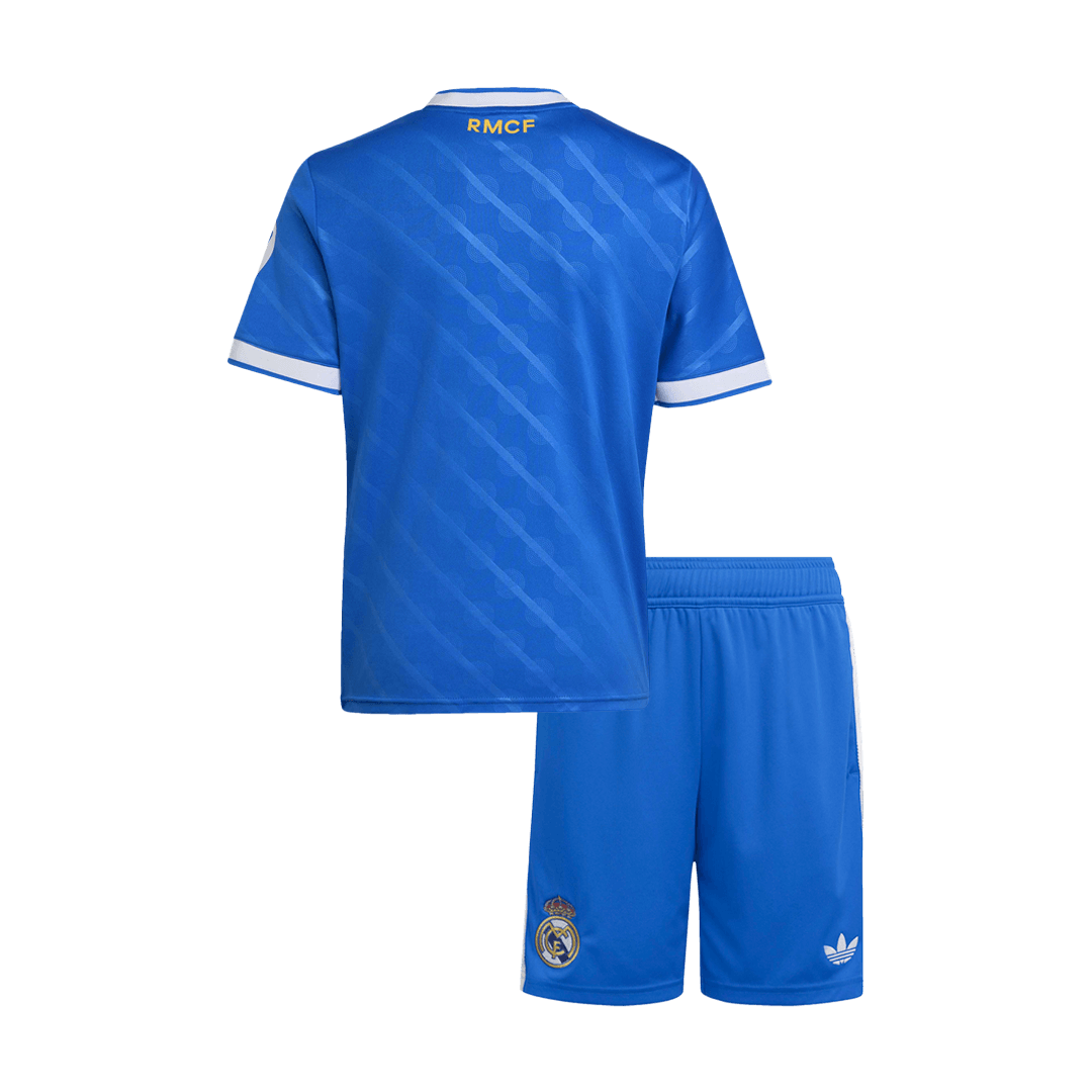 Real Madrid Third Maillot Kit 2025/26 Junior Bleu