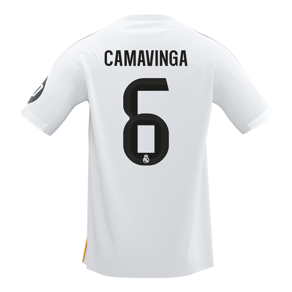 CAMAVINGA #6 Real Madrid Domicile Maillot 2025/26 Blanc - Super