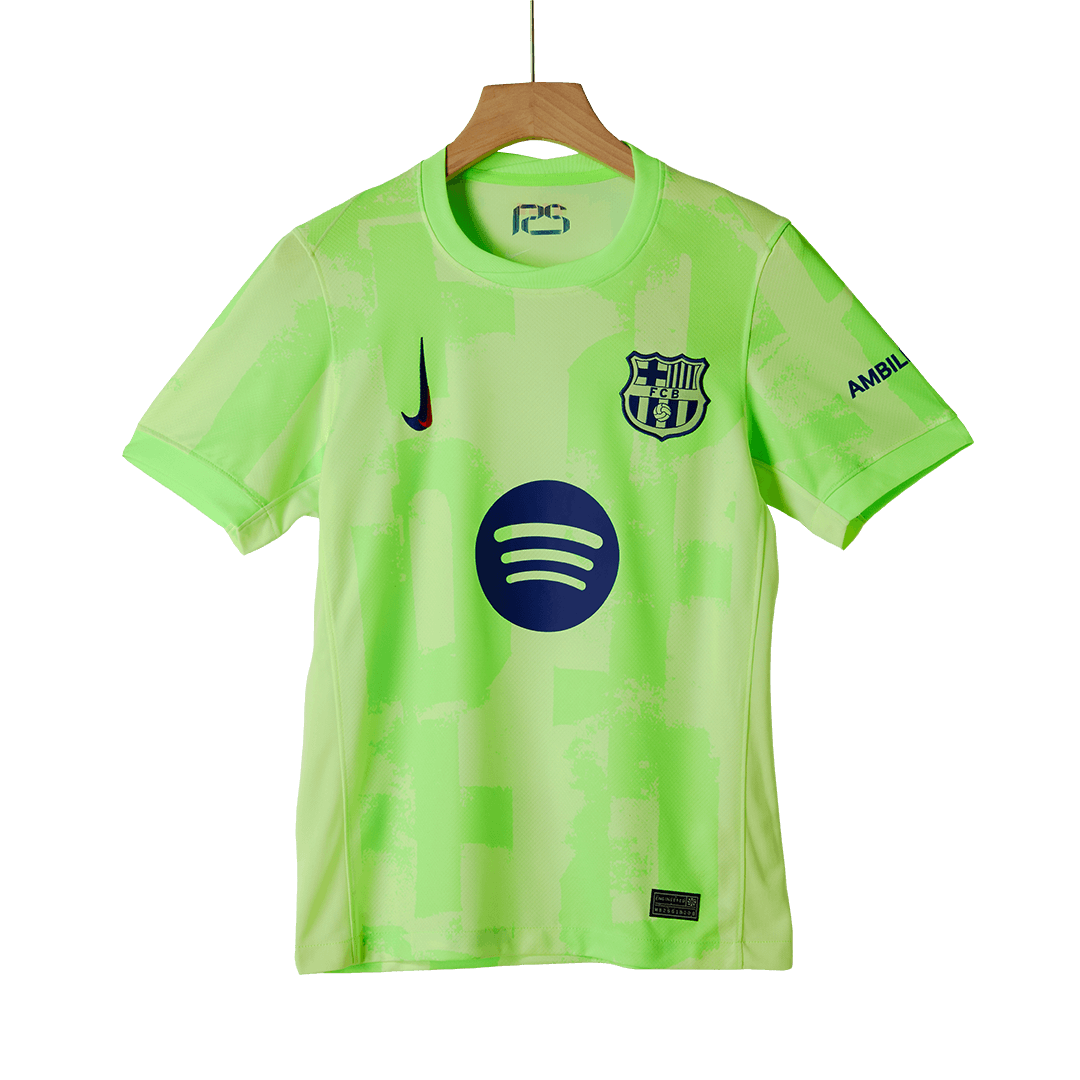 Barcelone Third Maillot 2024/25 Spotify Logo Without Text - Super