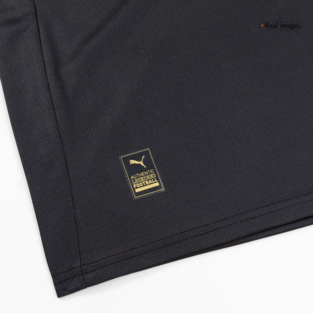 Manchester City Extérieur Maillot Kit 2025/26 Enfant Noir