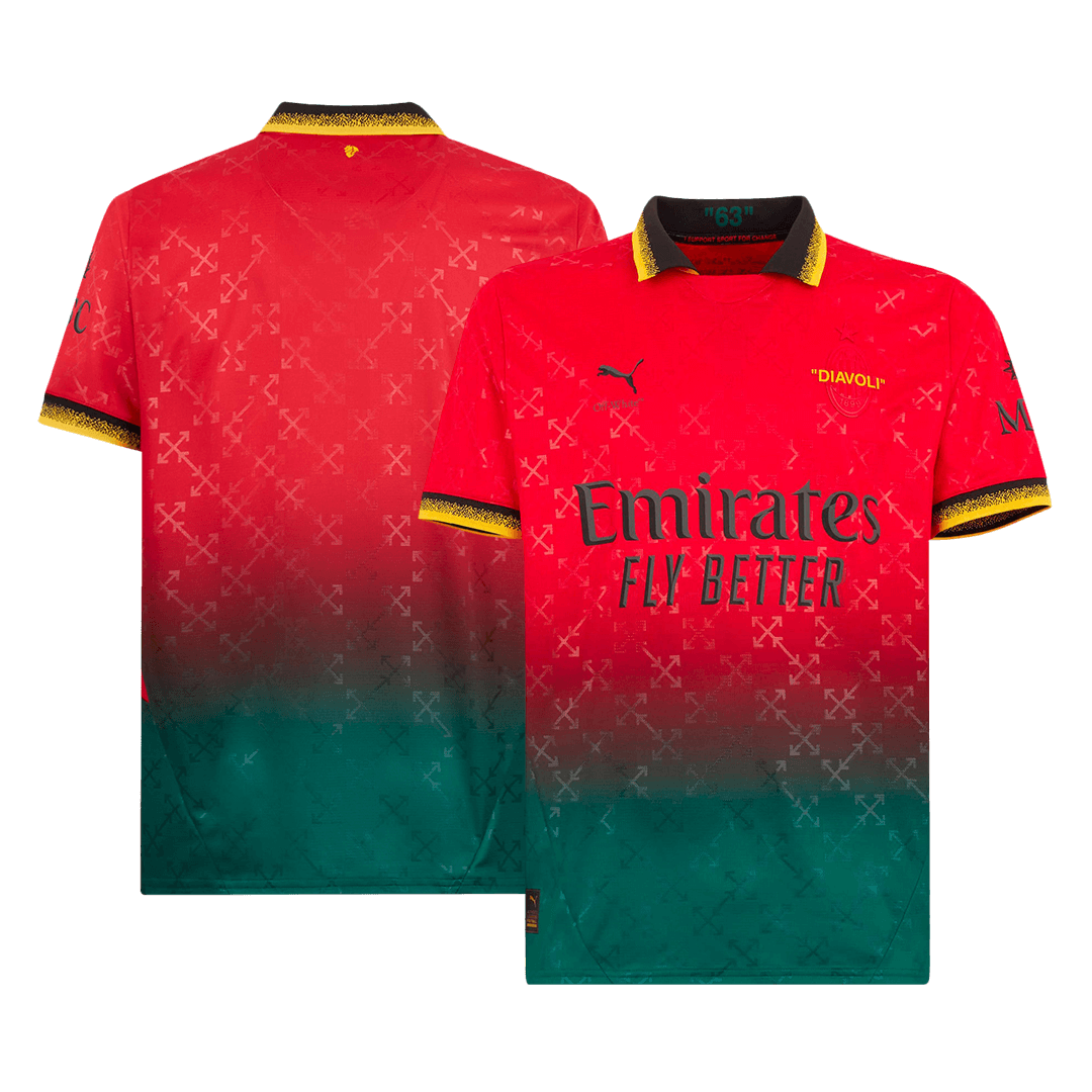 Milan AC Fourth Goalkeeper Maillot 2024/25 Grande Taille