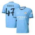 Maillot de Foot FODEN #47 Manchester City Domicile Maillot 2024/25 - UCL - Super