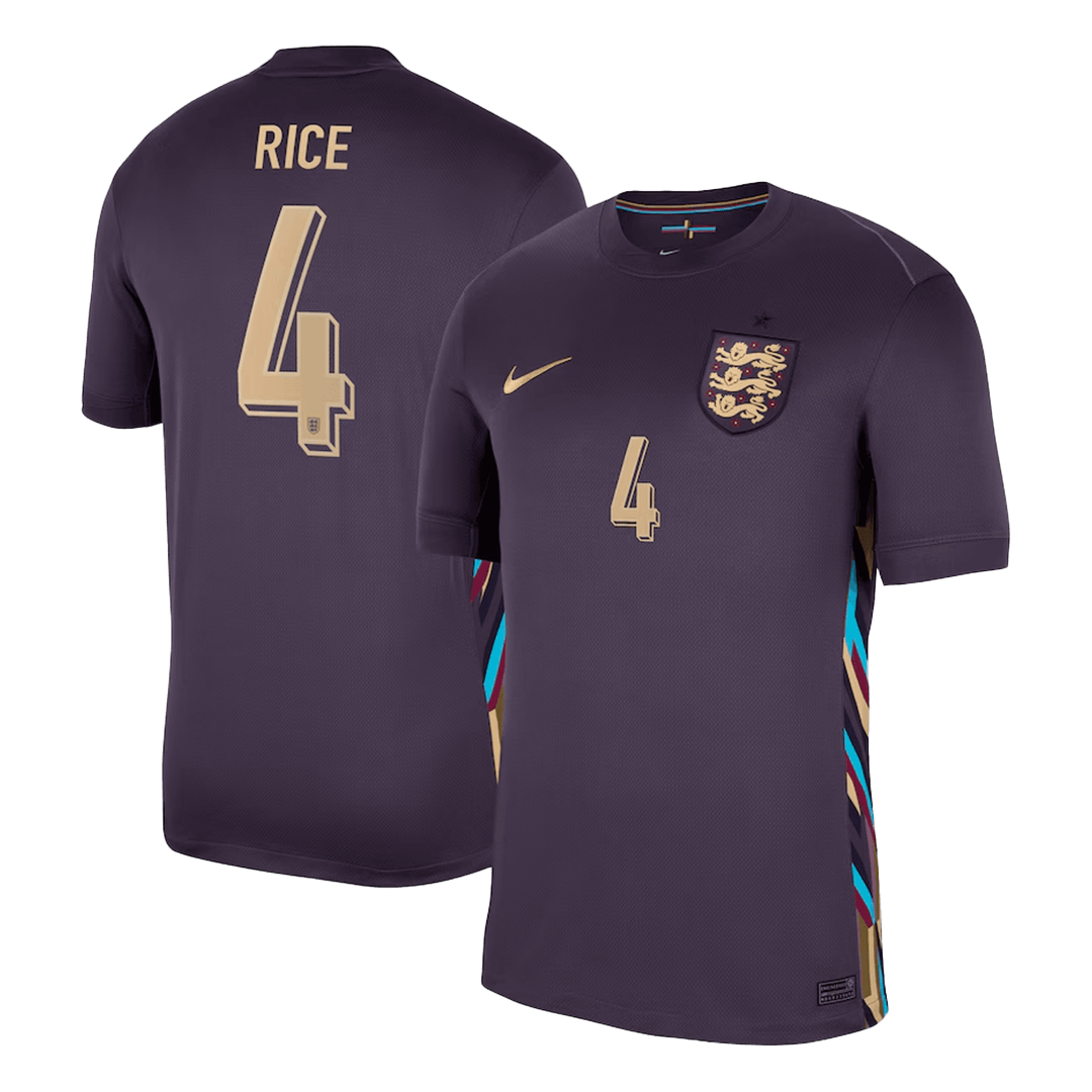Maillot de Foot RICE #4 Angleterre Extérieur Maillot 2024 - Super