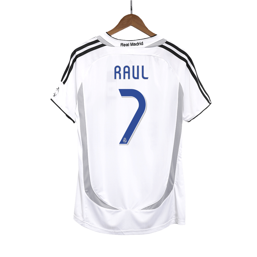 RAUL #7 Retro Real Madrid Domicile Maillot 2006/07
