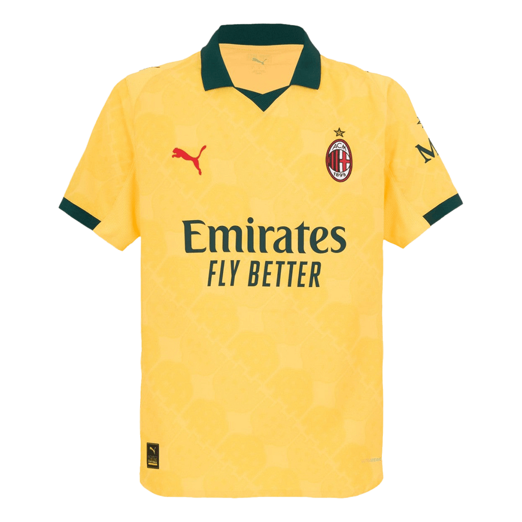 AC Milan Third Maillot 2025/26 Jaune Authentique