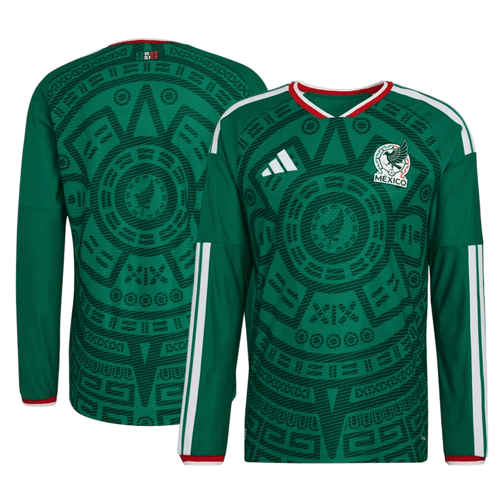 Mexique Domicile Maillot Manches Longues - Coupe du Monde 2026 Vert