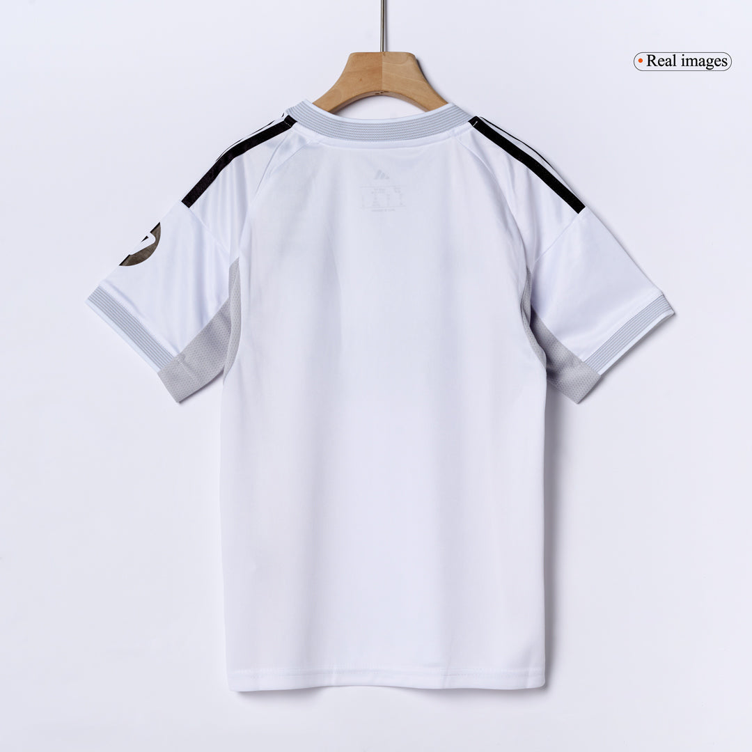 Real Madrid Domicile Maillot Kit 2025/26 Junior Blanc