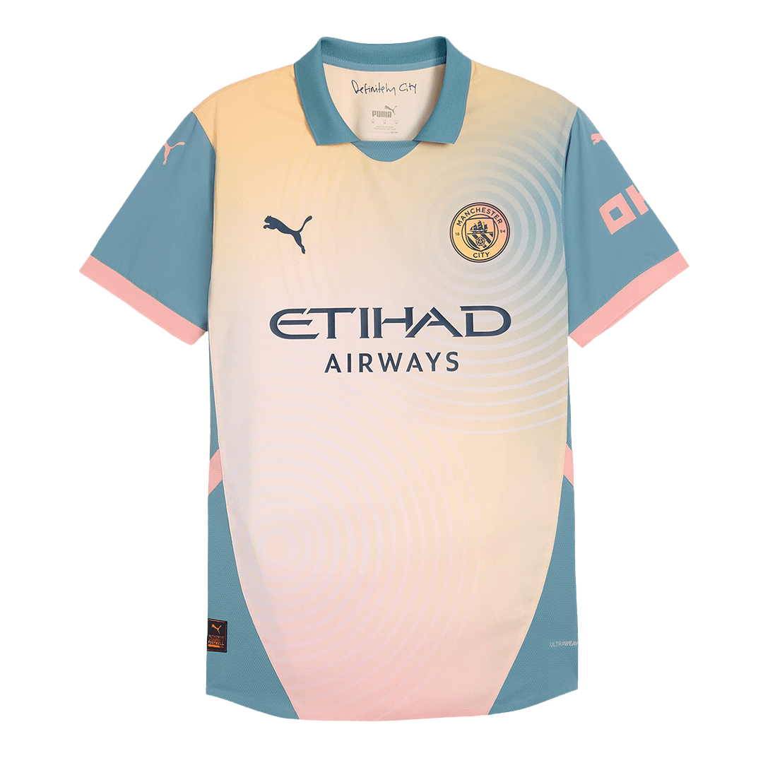 Manchester City Fourth Maillot 2024/25 Authentique - Definitely City (UCL) Grande Taille