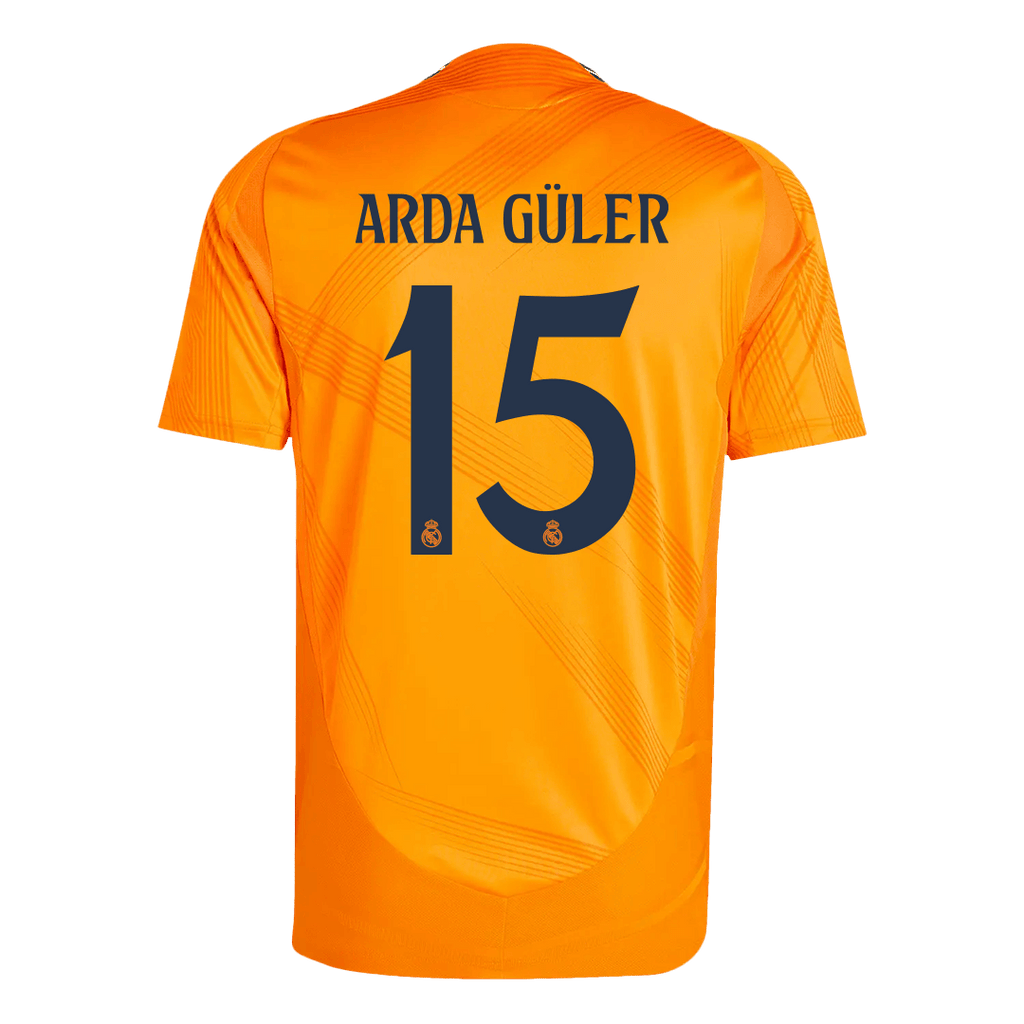 ARDA GÜLER #15 Real Madrid Extérieur Maillot 2024/25 Authentique