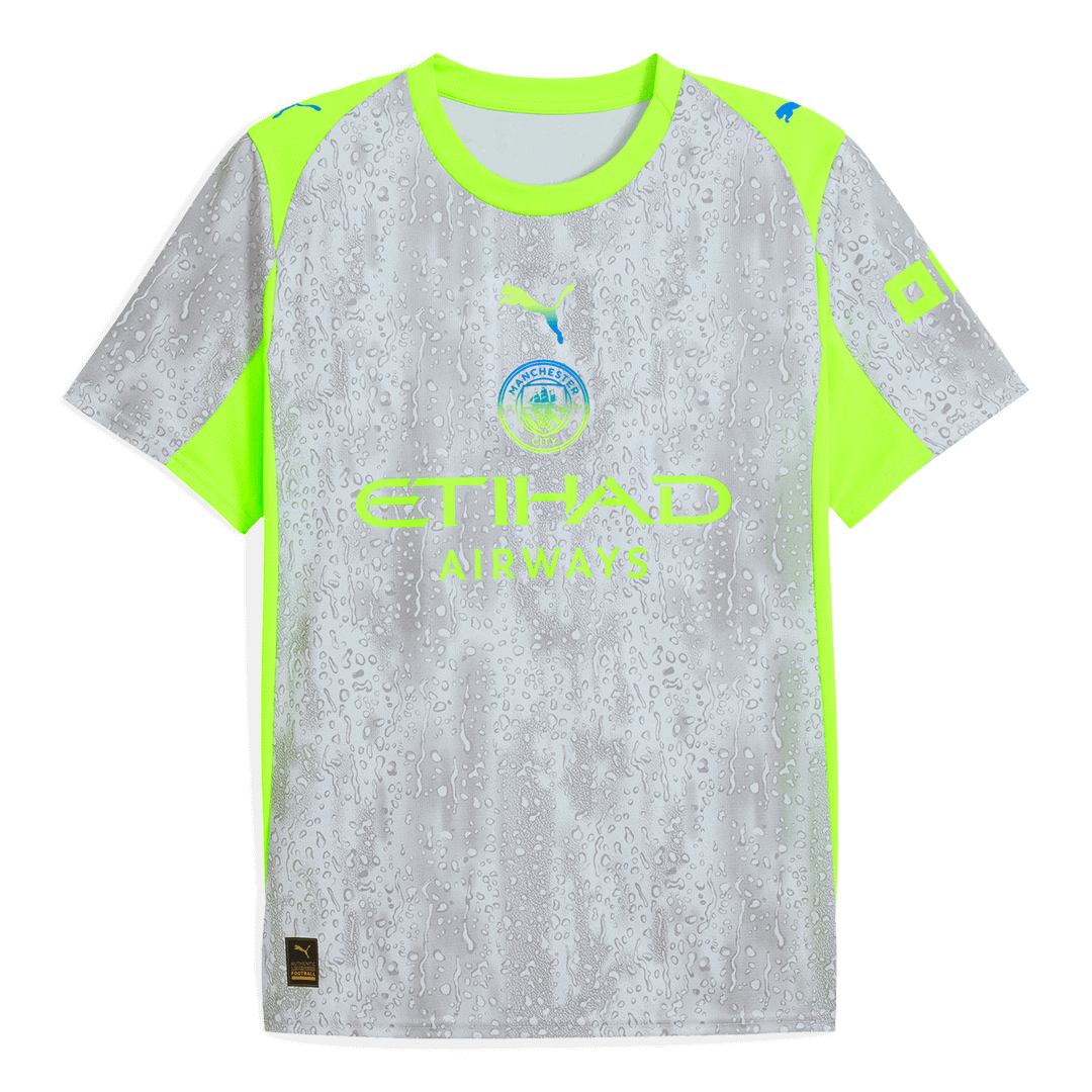 Manchester City Third Maillot 2025/26 Gris