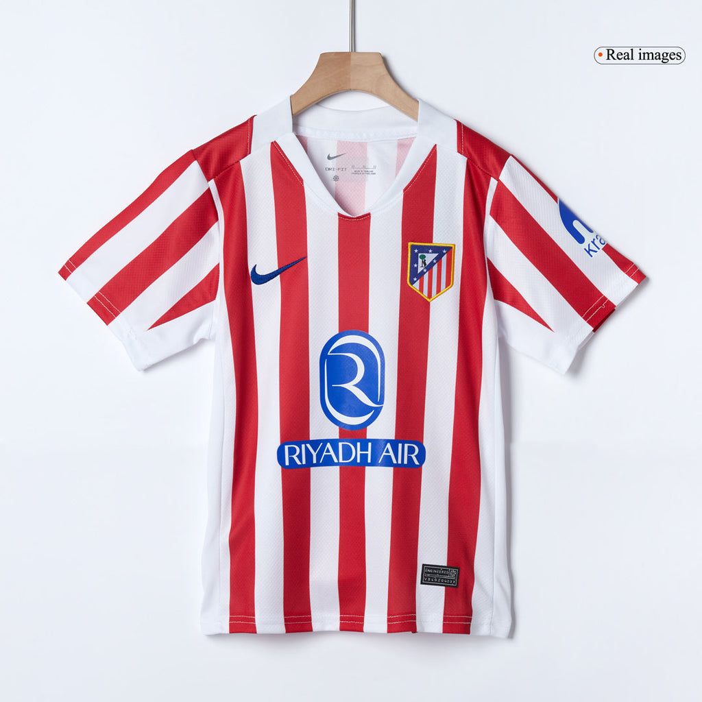 Atlético Domicile Maillot Kit 2025/26 Enfant Red&White