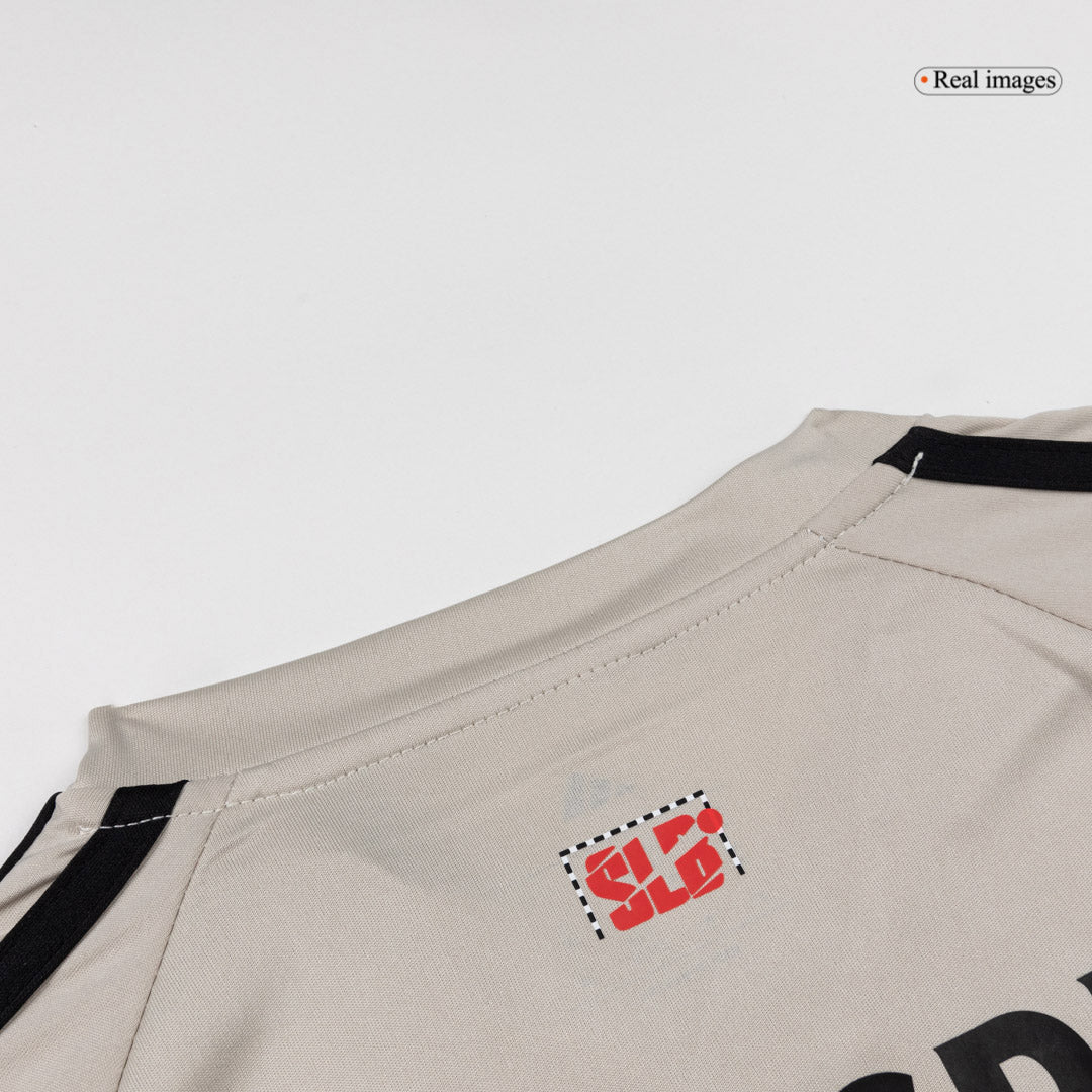 Lisbonne Extérieur Maillot Kit 2025/26 Enfant Beige