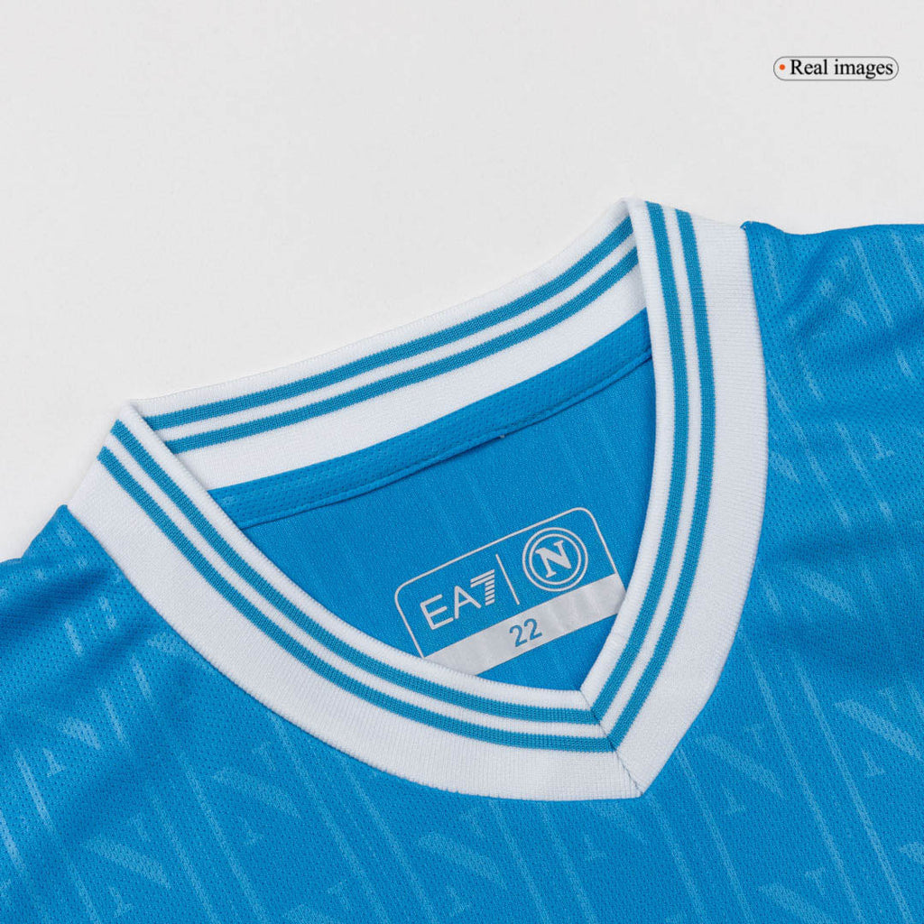 Naples Domicile Maillot Kit 2025/26 Enfant Bleu