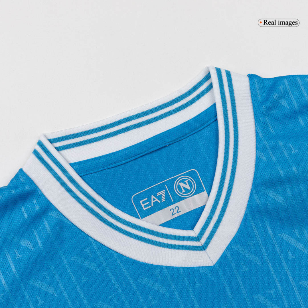 Naples Domicile Maillot Kit 2025/26 Enfant Bleu