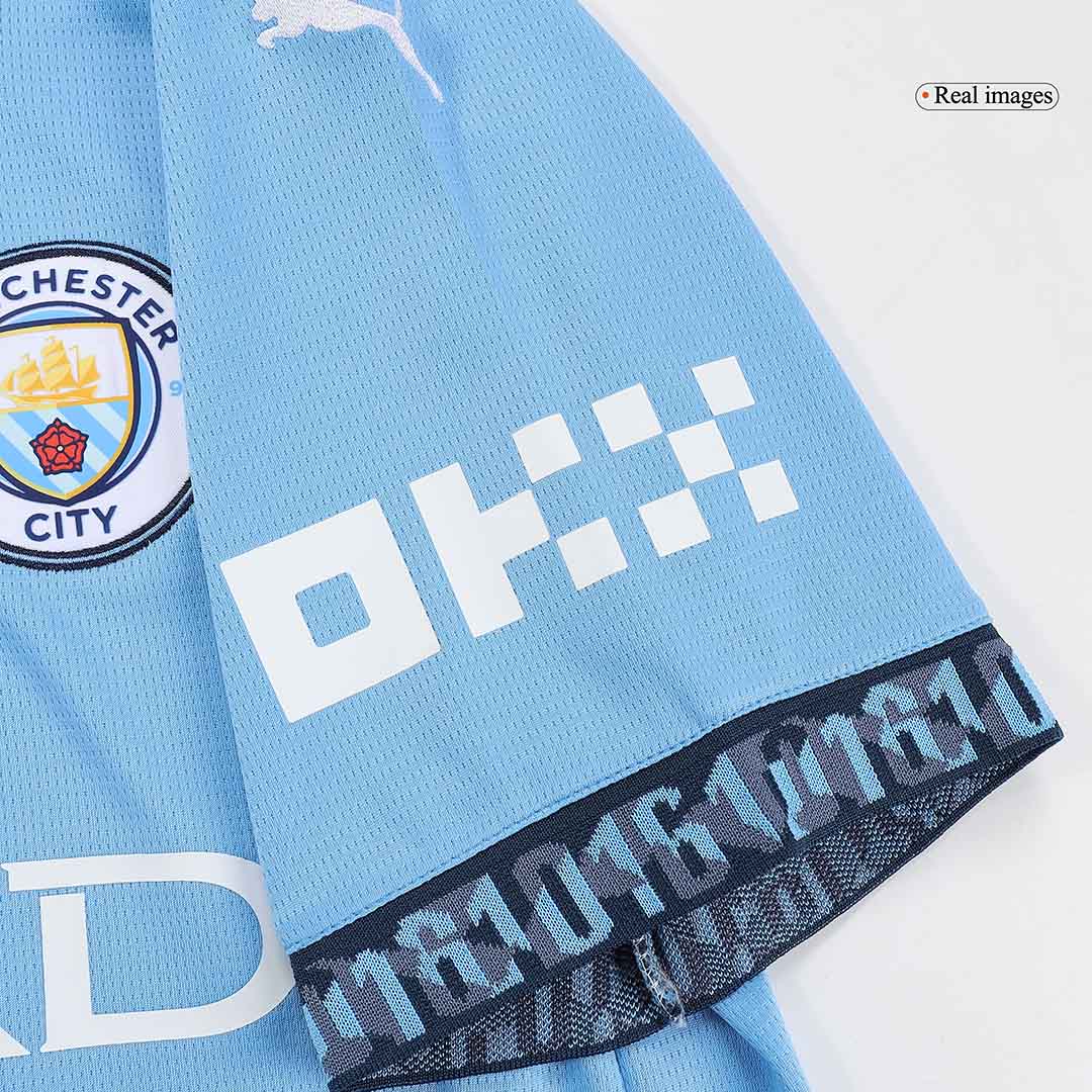 HAALAND #9 Manchester City Domicile Maillot 2024/25 UCL - Super
