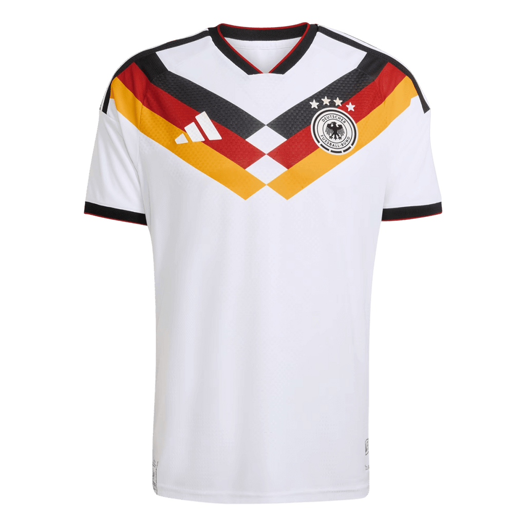 Allemagne Domicile Maillot Coupe du Monde 2026 Blanc Joueur