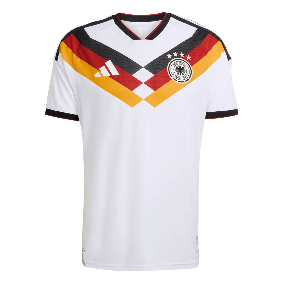 Allemagne Domicile Maillot Coupe du Monde 2026 Blanc Joueur
