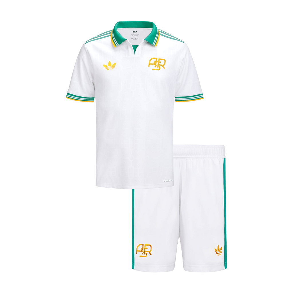 Roma Third Maillot Kit 2025/26 Junior Blanc