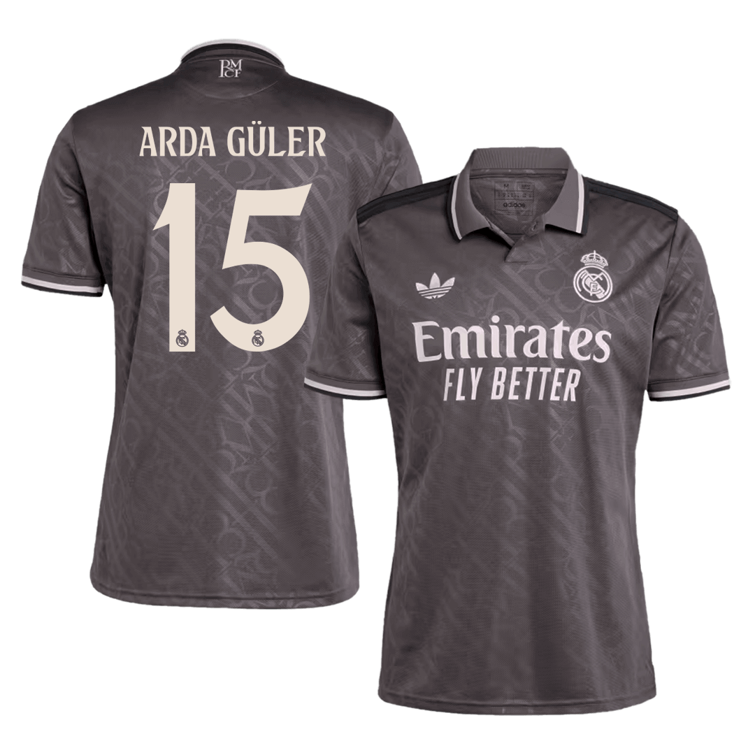 ARDA GÜLER #15 Real Madrid Third Maillot 2024/25 - Super