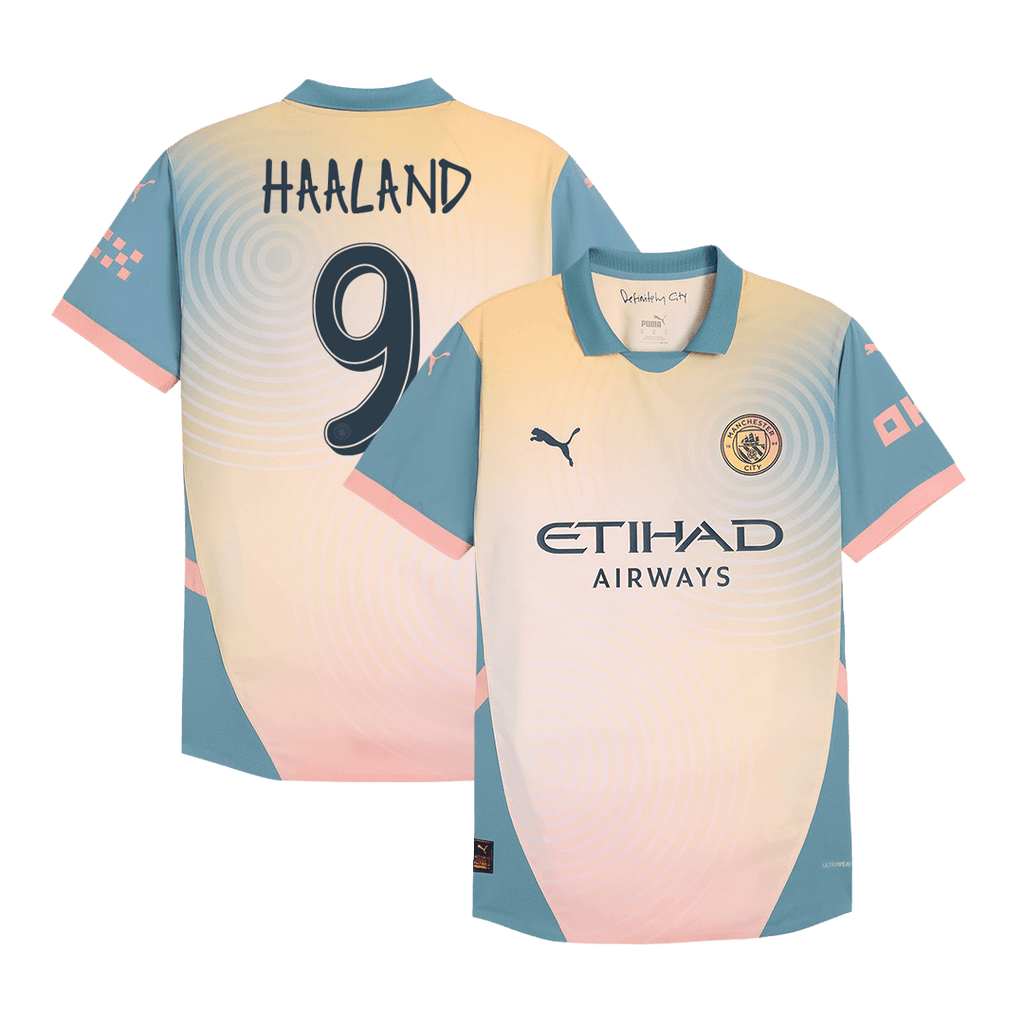 HAALAND #9 Manchester City Fourth Maillot 2024/25 Authentique - Definitely City (UCL)