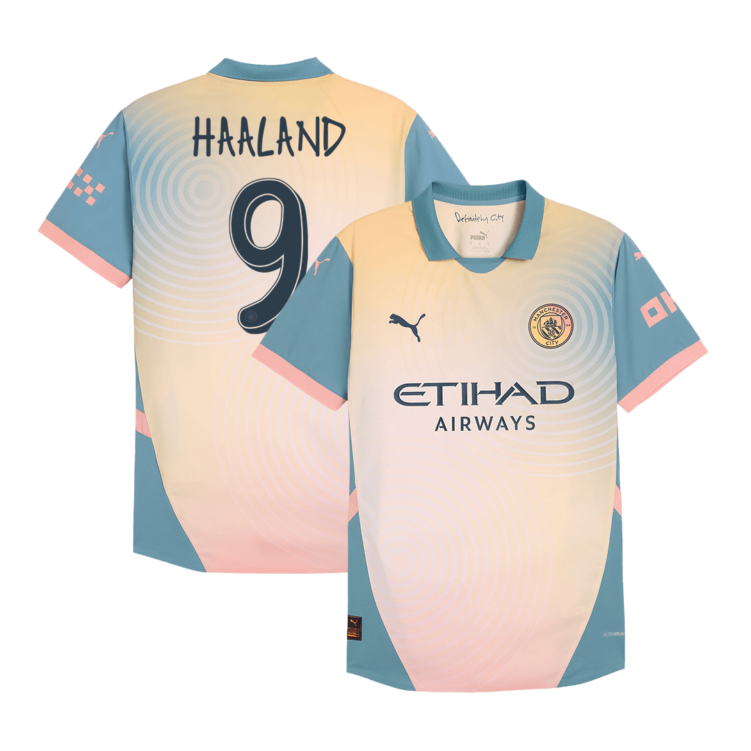 HAALAND #9 Manchester City Fourth Maillot 2024/25 Authentique - Definitely City (UCL)